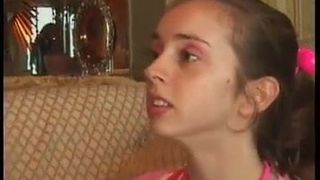 Assfucking a nice teeny girl