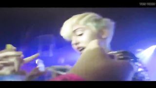 Miley cyrus hot performance on stage
