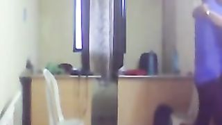 Desi cute aunty fuck by me again in office