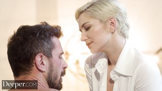 Deeper. Masseuse Skye Seduces Married Man against his will