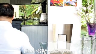 NANNYSPY Specialty Massage with Big Tit Asian Nanny