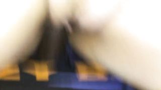 Mickey Pearl fucks adult theater janitor