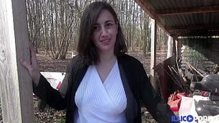 Cheating farmer's wife caught by her husband while ass-fucked