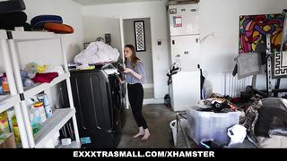 ExxxtraSmall - Tiny Teen Climbs A Tall Man's Big Cock