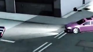 3D illegal street racers hentai porn