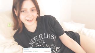 JustYourWaifu Annie Innocent Young Girl Playing with Het Pussy and Boobs