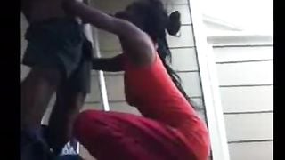 Patio deep throat who're hidden cam