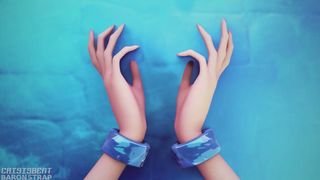 Elsa and Anna Ice Cube BDSM