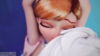 Elsa and Anna Ice Cube BDSM