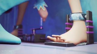 Elsa and Anna Ice Cube BDSM