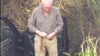 Grampa caught with prostitute - hidden cam