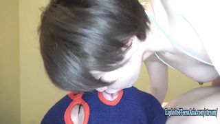 Jav Teen Sasaki Does Threesome Uncensored Cute Amateur With Tiny Butt Does