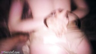 Tied Girl Doggystyle and Cum on Ass POV - in Lingerie