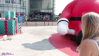 Remote Vibrator in Large Mall - Lot of Fun with Letty Black