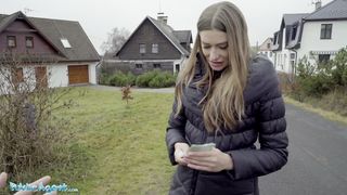 Public Agent Hot Wife Loves a much Bigger Cock than Shes used to