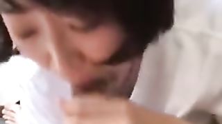 おばさんの濃厚フェラ