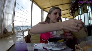 Remote Control Vibrator in Public Place - Softcore by Letty Black