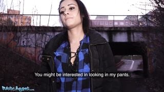 Public Agent stranded whore klaudia diamond fucked hard for cash