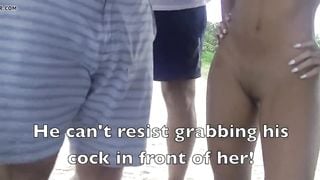 Exhibitionist Girlfriend Nude Beach Voyeurs