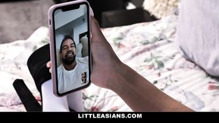 Petite Asian Teens Threesome with Professor