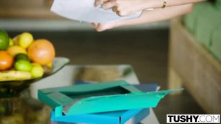 TUSHY This bad girl needs a good gaping from her boss