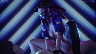 Akali K\/DA - Naughty Ninja - (music video compilation, LoL)