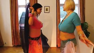 Sophie Mei and Shione Cooper Nude Belly Dance
