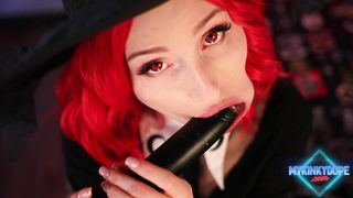 Horny Witch Play with Black Dick