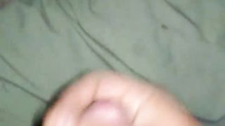 Cumming on wife's ass while she sleeps