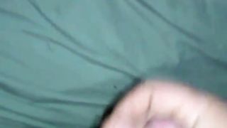 Cumming on wife's ass while she sleeps