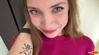 Did you see my Scrunchy? - POV Real Sex with Cute Teen 4K
