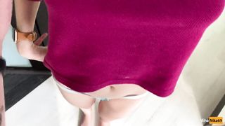 Did you see my Scrunchy? - POV Real Sex with Cute Teen 4K