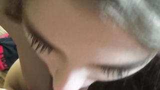 18 Year old High-School Girl Sucking my Asian Dick.