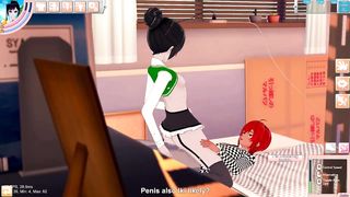 3D Hentai - Koikatu - Pale Burnette