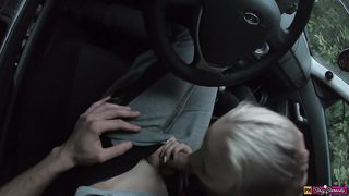 Young Girl Hitchhiker Fucks a Stranger for a Free Ride!