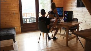 Teen Fucks Big Dick of Fortnite Famous Streamer