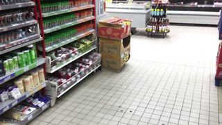 Risky Public Fuck at Supermarket - 4K