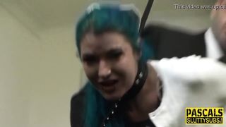 Tied up bdsm sub analized