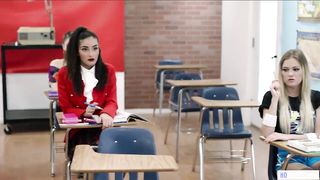 Jerk Teens Welcome The New Teacher - Angela White, Aidra Fox, Georgia Jones, Emily Willis