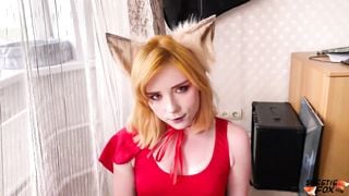 Cute Babe Deep Sucking and Sensual Ass Fucking - Cum inside