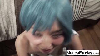 Cos play fun leads to a good POV dick down!