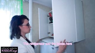 Real Estate Agent Ready for Anything to Sell Apartment / POV Blowjob / Cowgirl / Doggystyle