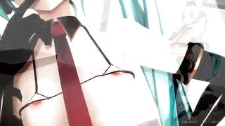 MMD Hatsune Miku PiNK CAT "Colita Hentai" by [Piconano-Femto]