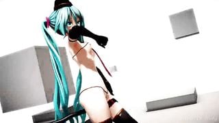 MMD Hatsune Miku PiNK CAT "Colita Hentai" by [Piconano-Femto]