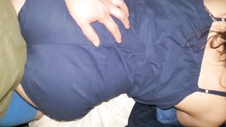 She said I couldn't get her out of her Clothes, so I Fucked her in Them.