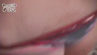 5'11 blonde Teen Rubs Her Pussy On A Thick Dick