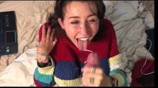 BIG TIT TEEN LOVES SUCKING COCK