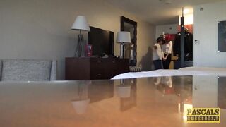 PASCALSSUBSLUTS - Redhead Andi Rye Auditions To Serve Master