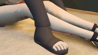 Sakura and Naruto sex in the office of Hokage