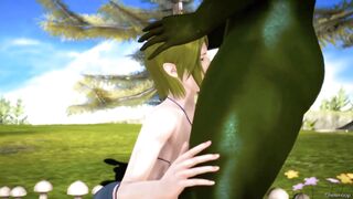 3D hentai 25 The daily life of elves and goblins